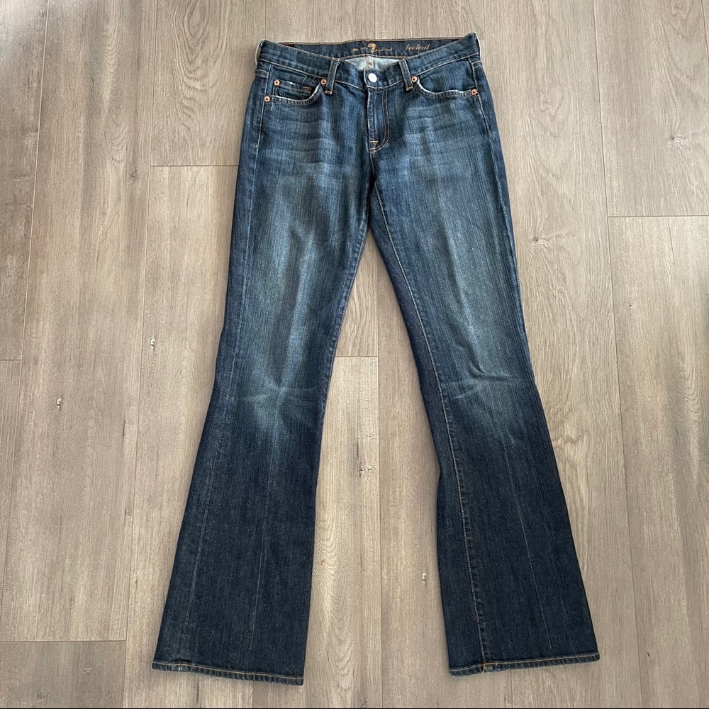 7 For All Mankind Blue Jeans Bootcut Size 28. F